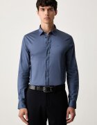 Armani Exchange cămașă pentru bărbați din bumbac cu elastan