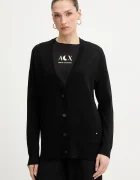 Armani Exchange cardigan din amestec de lână