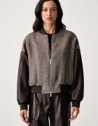 Armani Exchange geacă bomber pentru femei cu lână