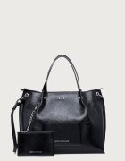 Armani Exchange geantă shopper pentru femei cu imitație de piele