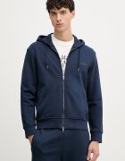 Armani Exchange hanorac cu fermoar și glugă pentru bărbați din bumbac