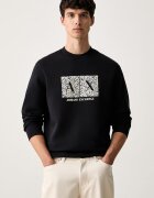 Armani Exchange hanorac cu glugă pentru bărbați cu bumbac