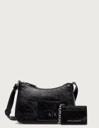 Armani Exchange hobo bag pentru femei cu imitație de piele