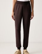 Armani Exchange pantaloni de trening pentru femei cu vâscoză