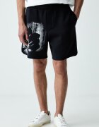Armani Exchange pantaloni scurți de trening pentru bărbați cu bumbac