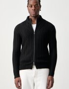 Armani Exchange pulover cu fermoar pentru bărbați cu amestec de lână