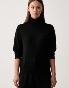 Armani Exchange pulover cu guler înalt de damă din lână