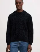Armani Exchange pulover din amestec de lână