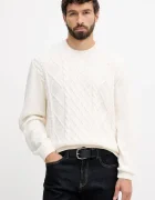Armani Exchange pulover din amestec de lână