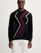 Armani Exchange pulover din amestec de lână