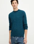 Armani Exchange pulover din amestec de lână