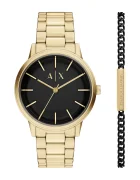 Armani Exchange set ceas și brățară bărbați Cayde
