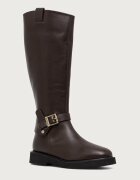 Barbour cizme cu toc plat pentru femei din piele Theodora