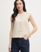 Barbour vestă cu un singur rând de nasturi pentru femei din bumbac Daya