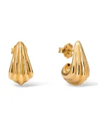 BERRIES cercei pentru femei argint placat cu aur SHELL MINI Earrings