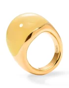 BERRIES inel pentru femei din argint placat cu aur cu email Viva Banana XL Ring