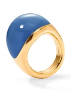 BERRIES inel pentru femei din argint placat cu aur Viva Blueberry XL Ring