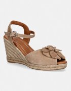Billi Bi espadrile cu platformă pentru femei din nubuc