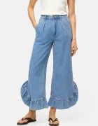 BIZUU pantaloni pentru femei din denim NELLA