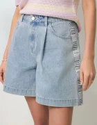 BIZUU pantaloni scurți pentru femei din denim MIREYA