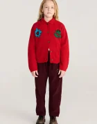 Bobo Choses cardigan pentru copii cu amestec de lână Blossom
