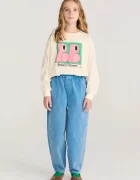 Bobo Choses pantaloni de trening pentru copii din bumbac cu elastan