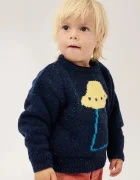 Bobo Choses pulover pentru copii cu lână Pixel Abduction
