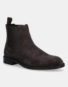 Boss botine din piele întoarsă Tayil