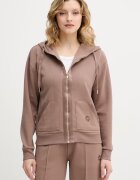 Boss hanorac cu fermoar și glugă pentru femei cu bumbac Shiny B Jacket H.