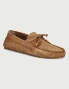 Boss Orange mocasini pentru femei din piele întoarsă Fosca