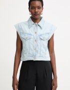 Boss Orange vestă pentru femei din denim C VEST 1.0