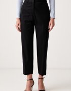 Boss pantaloni pentru femei cu bumbac Tecarino2