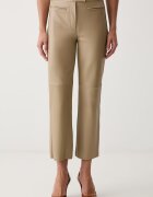 Boss pantaloni pentru femei din piele Simary