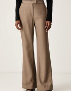 Boss pantaloni straight pentru femei cu vâscoză Talia5