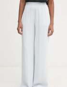 Boss pantaloni wide leg pentru femei cu vâscoză Tiana10