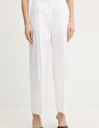 Boss pantaloni wide leg pentru femei din bumbac cu elastan Tulotta