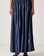 Boss pantaloni wide leg pentru femei din lyocell Talini