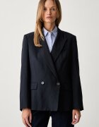 Boss sacou cu două rânduri de nasturi pentru femei cu vâscoză Jaleto12