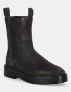 Calvin Klein botine din piele întoarsă CONVAVE WELT CHESEA SUEDE