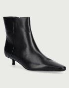 Calvin Klein botine pentru femei din piele KITTEN HEEL ANKLE BOOT LTH
