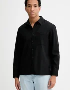 Calvin Klein cămașă din amestec de lână