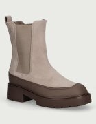 Calvin Klein ghete scurte cu platformă pentru femei din piele întoarsă CHUNKY CHELSEA BOOT SUE EM