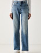 Calvin Klein Jeans blugi straight pentru femei