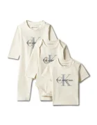 Calvin Klein Jeans compleu pentru bebeluși din bumbac cu elastan