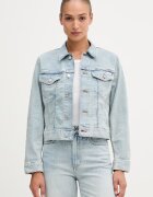 Calvin Klein Jeans geacă de blugi pentru femei cu bumbac