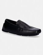 Calvin Klein mocasini pentru bărbați din piele DRIVER PENNY EMBL LTH