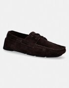 Calvin Klein mocasini pentru bărbați din piele întoarsă DRIVER BOAT SU
