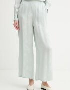 Calvin Klein pantaloni wide leg pentru femei din vâscoză