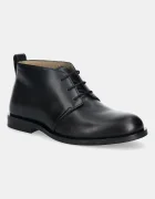 Calvin Klein pantofi de piele ESS RUBBER DESERT BOOT LTH