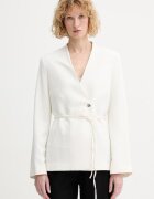 Calvin Klein sacou cu două rânduri de nasturi pentru femei cu vâscoză